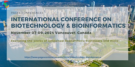 International Conference on Biotechnology and Bioinformatics