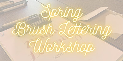 Spring Brush Lettering Crafternoon primary image