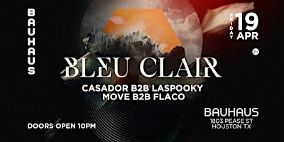 Imagem principal do evento BLEU CLAIR @ Bauhaus