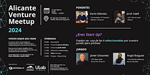 Imagen principal de ALICANTE VENTURE MEETUP