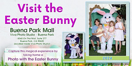 Easter Bunny Photos 2024 at Buena Park Mall