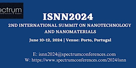 2nd International Summit on Nanotechnology and Nanomaterials