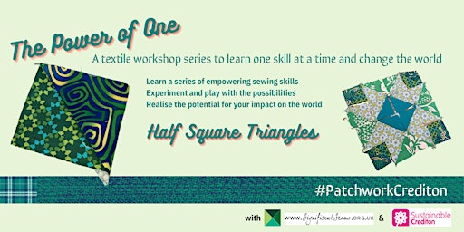 Imagem principal de The Power of One Workshop Series: Half Square Triangles