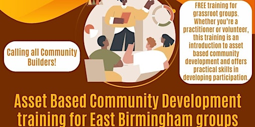 Imagem principal de Asset Based Community Development training for East Birmingham groups