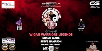 Imagem principal do evento An Evening with Wigan Warriors Legends / In memory of John Duffy