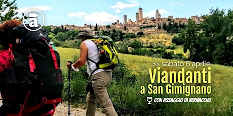 Viandanti  a San Gimignano