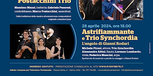 Imagem principal do evento ARTIFICI SONORI  - ASTRIFIAMMANTE E TRIO SYNCHORDIA