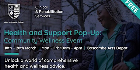 AECC Health & Support Pop-up - Community Wellness Event primary image