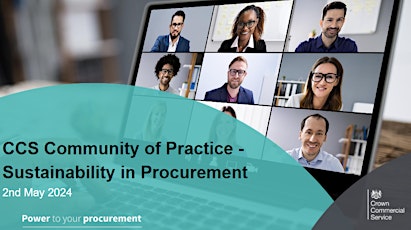 CCS Community of Practice event - Sustainability in Procurement