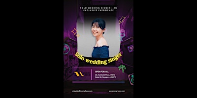Imagem principal do evento Solo Wedding Singer | An Exclusive Experience