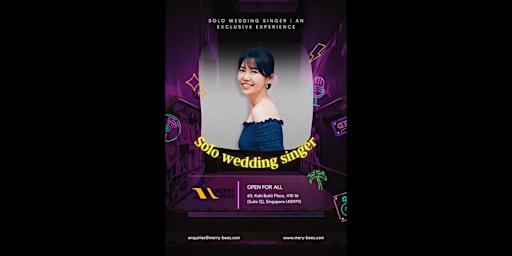 Solo Wedding Singer | An Exclusive Experience primary image