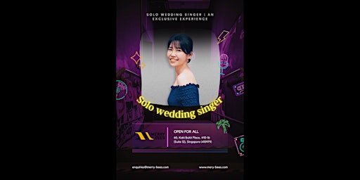 Imagem principal de Solo Wedding Singer | An Exclusive Experience