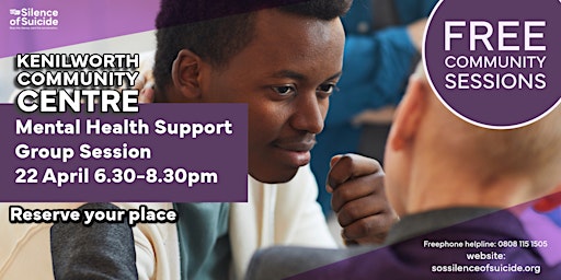 Mental Health Support Group Session primary image