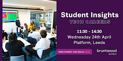 Primaire afbeelding van Student Insights - Tech Careers