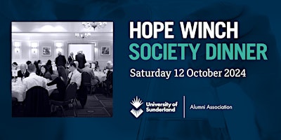 Imagen principal de Hope Winch Society Annual Dinner and AGM 2024