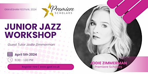 Primaire afbeelding van Junior Jazz  Dance Workshop Ages 8-13 years