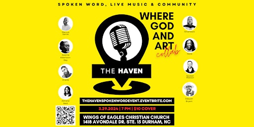 Imagem principal do evento The Haven Spoken Word Event