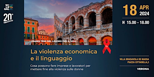 Imagem principal do evento I grandi temi del lavoro 2024: La violenza economica e il linguaggio