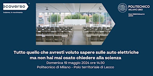 Imagem principal de Conferenza pubblica sulla mobilità sostenibile