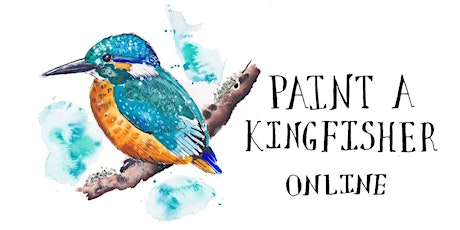 *ONLINE* Beginner-Friendly Watercolour Tutorial: Paint a Kingfisher