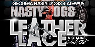 Imagem principal de Georgia Nasty Dogs Mc Leather Lace N Chains Black Out