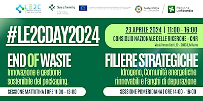 Primaire afbeelding van LE2CDay2024 | Sostenibilità del packaging e filiere strategiche!