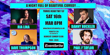 Bearcat Comedy Show Sat 16th March primary image