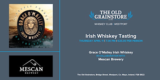Irish Whiskey Tasting The Old Grainstore Westport primary image