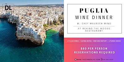 Imagem principal de Puglia Italian Wine Dinner