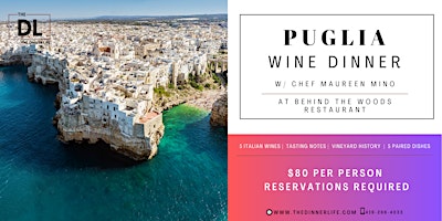 Imagem principal do evento Puglia Italian Wine Dinner