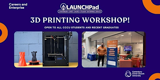 New 3D Printing Workshop! primary image