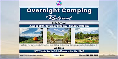 Image principale de Overnight Camping Retreat