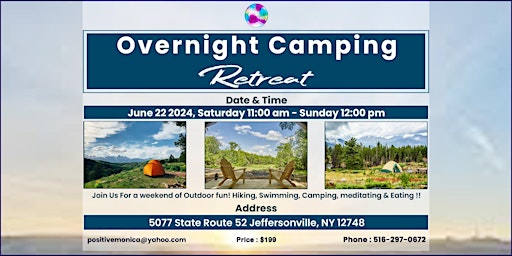 Image principale de Overnight Camping Retreat