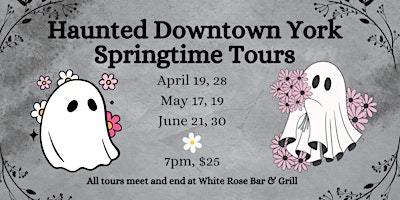 Primaire afbeelding van Haunted Downtown York Springtime Walking Tours