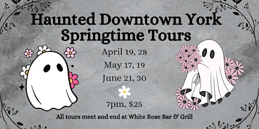 Immagine principale di Haunted Downtown York Springtime Walking Tours 