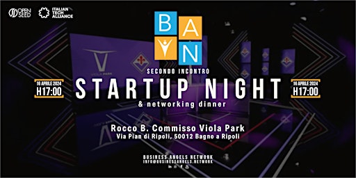 Immagine principale di STARTUP NIGHT AL VIOLA PARK & OSSERVATORIO TRIMESTRALE SUL VENTURE CAPITAL 