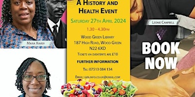 A History and Health Event (27th April 2024) primary image
