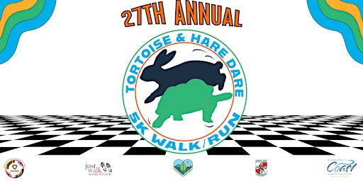 Primaire afbeelding van 27th Annual Tortoise and Hare Dare 5k Walk/Run