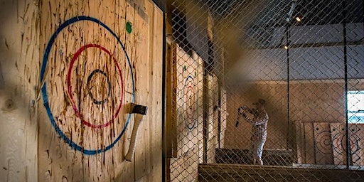 Imagem principal do evento Unleash Your Inner Warrior: Axe Throwing Extravaganza!