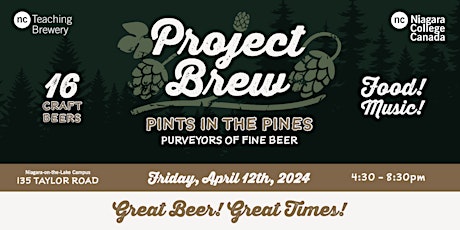 Project Brew  - Pints in the Pines