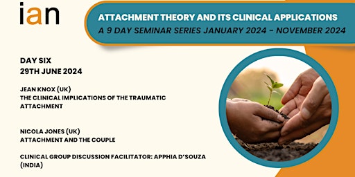 Primaire afbeelding van A 9 Day Series of Attachment Theory and its Clinical Applications: DAY 6