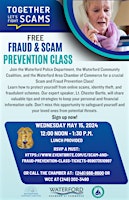 Primaire afbeelding van Scam and Fraud Prevention Class
