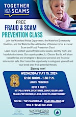 Scam and Fraud Prevention Class