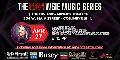 Primaire afbeelding van The WSIE Music Series @ Historic Miners Theatre