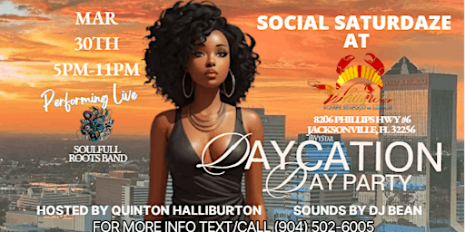 Hauptbild für Social Saturdaze Daycation Day Party