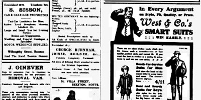 Hauptbild für Classified! Advertising in local newspapers in the 18th and 19th Centuries