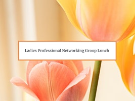 Imagem principal do evento Ladies Professional Networking Group Lunch