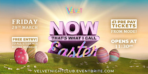 Imagem principal do evento Now That's What I Call Easter