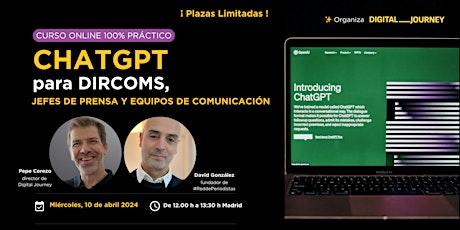 ✨ Curso ChatGPT para Dircoms y Equipos de Comunicación | by Digital Journey