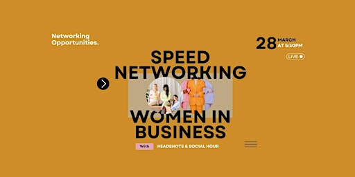 Immagine principale di Speed Networking - Women in Business 